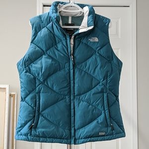 Blue North Face Vest